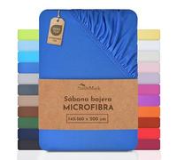 NatureMark Hojas SPANNBET de Microfibra a un Precio Especial! Muchos tamaños y Colores de Marca (140x200-160x200 cm, Azul Real)
