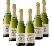Natureo Sparkling Muscat 0,0% - Vino Espumoso Sin Alcohol, Pack 6 Botellas (75cl)