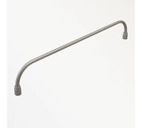 Naturepanda Barandilla Aluminio Curva Decorativa,Barandillas de Protección de Estanterías,Barandilla Estantes Protección Cocina,Separador para Estantería,Biblioteca,Salón,Oficina,Diseño Moderno