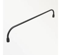 Naturepanda Barandilla Aluminio Curva Decorativa,Barandillas de Protección de Estanterías,Barandilla Estantes Protección Cocina,Separador para Estantería,Biblioteca,Salón,Oficina,Diseño Moderno