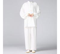 Naturepanda Ropa de Tai Chi Unisex,Ropa de Tai Chi Qigong Wing Chun,Ropa de Artes Marciales,Traje de Wushu Mujeres Hombres,Tops y Pantalones de Chándal para Artes Marciales,para meditación,Kung fu