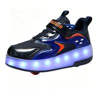 Naturepanda Zapatos con Ruedas,Zapatillas con 2 Ruedas,Zapatos para Caminar,Zapatos De Ejercicios Niños Hombres,Zapatos para Caminar,Zapatos De Ejercicios Niños Hombres,para Deportes,Viajes