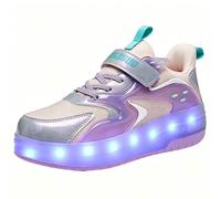 Naturepanda Zapatos con Ruedas,Zapatillas con 2 Ruedas,Zapatos para Caminar,Zapatos De Ejercicios Niños Hombres,Zapatos para Caminar,Zapatos De Ejercicios Niños Hombres,para Deportes,Viajes