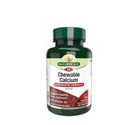 Natures Aid Chewable Calcium 400 mg + Vitamin D (60 Tableta)