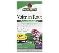 Natures Answer - Raíz de Valeriana, 1500 mg - 180 cápsulas vegetales