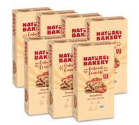 Nature's Bakery 84 barras de avena, fresas, frutas reales, veganas, sin OGM, barra de desayuno, 7 cajas con 12 barras