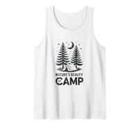 Natures Belleza en el campamento Simplemente disfrutando de una noche Camping Camiseta sin Mangas
