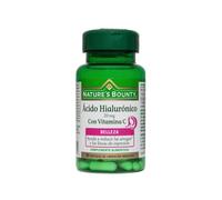 Nature's Bounty Suplemento Ácido Hialurónico 20 mg + Vitamina C - 30 cápsulas