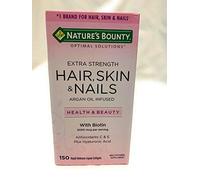 Nature's Bounty Extra Strength Hair Skin Nails, 150 Count (Pack of 4)