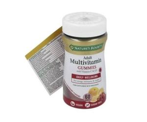 Nature's Bounty Gomitas Multivitamínicas Adultos 60uds