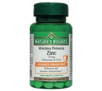 Nature's Bounty Máxima Potencia Zinc 25 Mg. 100 Comp.