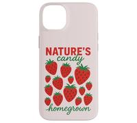Nature's Candy Fresas de cosecha propia Linda Fruta Carcasa para iPhone 14 Plus