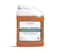 Nature's Defender - Concentrado para césped y jardín, control de plagas totalmente natural para espacios al aire libre, repele pulgas, garrapatas, mosquitos y más
