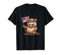 Nature's Engineer: gráfico de American Beaver para darle un toque salvaje Camiseta