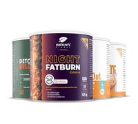 Nature's Finest Bikini Body, 600 g - Paquete 4en1, Detox Quemagrasas, Acelera Metabolismo y Reduce Celulitis, Control de Retención de Líquidos, Potente Fórmula de Noche y Exfoliante de Café