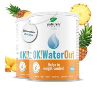 Nature's Finest by Nutrisslim OK!WaterOut - Bebida Drenante con Raíz de Ortiga y Sauco - Elimina Líquidos y Reduce Hinchazón - 100% Vegano, 300g por 30 días, Dosis Potente Sin Aditivos Artificiales