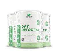 Nature's Finest Day Detox Tea, Té Instantáneo 360 g (Paquete de 3) | mezcla de té instantáneo con extracto de té blanco, cardo mariano, alcachofa y vitamina C - sabor tropical