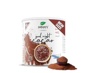 Nature's Finest Latte Buenas Noches 125g - Mezcla Orgánica de Infusión de Cacao, Ashwagandha y Maca - Vegetariana y Vegana