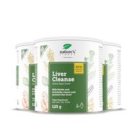 Nature's Finest Liver Cleanse, 375 g para 75 días - Detox Higado con Cardo Mariano, Extracto de Alcachofa y Cúrcuma y Jengibre - Natural Detox, Vegano