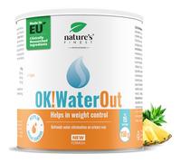 Nature's Finest OK!WaterOut, Bebida en Polvo 150 g | bebida en polvo con extracto de ortiga, saúco y polygonum - sabor piña - con stevia, sin azúcares añadidos - vegano