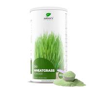 Nature's Finest Polvo de pasto de trigo orgánico | Hierba de trigo orgánica joven 100% natural | Rica fuente de proteína, fibra y clorofila | Calidad de terceros probada
