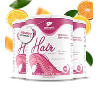 Nature's Finest Vitaminas Para el Cabello Con Biotina 450 mg, Colágeno Hidrolizado y Vitaminas Esenciales Para un Cabello Brillante y Fuerte