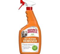 Nature's Miracle Set-In Stain Remover Perro, centra las manchas y los olores persistentes, aroma a naranja fresco, 709 ml
