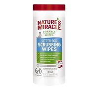 Nature's Miracle Toallitas para fregar caja de arena de 30 unidades