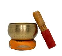 Nature's Own Juego de cuencos tibetanos para meditación, fácil de tocar, hecho a mano en Nepal para yoga, atención plena, curación de chakras, alivio del estrés, regalos espirituales para mujeres y