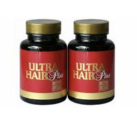 Natures Plus Ultra Hair Plus con MSM | Pack 2 x 60 Comprimidos | Suplemento Capilar | Biotina y Zinc | Vitaminas B | Fortalece Cabello y Uñas | Apto para Veganos | Sin Gluten | Liberación Sostenida