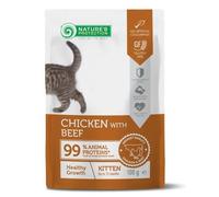 Nature's Protection Kitten Pollo con Vacuno Pouch Gatos 100 gr