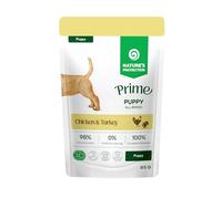 Nature's Protection Prime Porciones de comida húmeda para cachorros, comida joven fácil de digerir en salsa, sin azúcar ni cereales, con pollo y pavo, 12 x 85 g