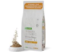 Nature's Protection Superior Care Alimento seco para Perros Blancos Cordero para Adultos de Razas pequeñas y Mini Sin Manchas de lágrimas Sin Gluten Piel Sana y Pelaje Blanco 1,5 kg