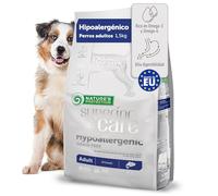 Nature's Protection Superior Care Comida para Perros Adultos Sensibles - Pienso Hipoalergénico para Perros Sin Cereales con Salmón, Rico en Proteínas, Omega 3 y 6 - Digestión Suave, 1,5 Kg