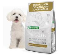 Nature's Protection Superior Care Comida para Perros Blancos Adultos - Pienso Hipoalergénico para Perros con Cordero y Arroz, Rico en Proteínas, Omega 3 y 6 - Antimanchas Lagrimales, 10 Kg