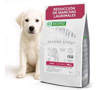 Nature's Protection Alimento para perros secos Superior Care White Dog sin gluten para todos los tamaños de perros jóvenes con pelaje claro, harina de pescado blanco y arroz, trozos más grandes de 4