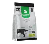 Nature's Protection Superior Care Dark Coat Dogs Dry Pet Food with Insect, Krill and Rice for Dogs and Life Stages with Dark Coat, 4 kg