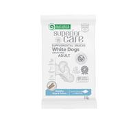 Nature's Protection Superior Care Grain Free Complementary Feed - Snacks to Support Healthy Hips and Joints with White Fish for Adult All Breeds White Coat Dogs, 110 g
