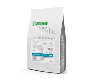 Nature's Protection Superior Care White Dogs Grain Free Pescado Blanco Todos los Tamaños y Etapas de la Vida 4kg