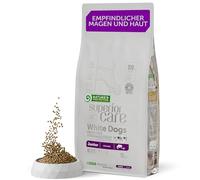 Nature's Protection Superior Care White Dogs (Maltés, Bichon Frise, etc.) Alimentos Secos I Grain Free I Junior (de 3 a 12 Meses de Edad) Todas Las Razas con Capa Blanca I Salmón, 10 kg