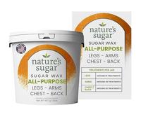 Nature'S Sugar - Nature's Sugar Wax - Pasta de depilación multiusos para piernas, espalda, brazos y pecho, 35 onzas para principiantes, para todo tipo de piel, vegana y libre de crueldad animal
