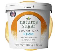 Nature's Sugar WaxSugaring - Pasta de azúcar para piernas, espalda, brazos, pecho, depilación natural para mujeres y hombres, todo tipo de piel, vegana, libre de crueldad (1 paquete) firme