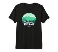 Nature's Symphony: Islandia Edition Viajes islandeses al Aire Libre Camiseta Premium