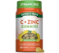 Nature's Truth Vitamina C con Zinc 150mg por cada 3 cápsulas, 60 gomitas para 1 mes