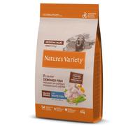 Nature's Variety Healthy Grains Medium/Maxi - Pienso para perros adultos medianos o grandes - Pescado blanco - Cantidad: 10 kg + OFERTA Regalo