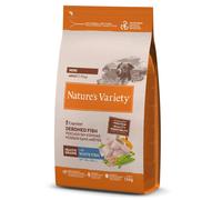 Nature's Variety Healthy Grains Mini adulto - Pienso para perros adultos de tamaño pequeño - Pescado blanco - Cantidad: 1,5 kg