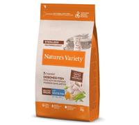 Nature's Variety Healthy Grains para Gatos Adultos Esterilizados - Pescado Blanco - Cantidad: 3 kg
