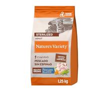 Nature`s Variety Healthy Grain Adult Sterilized Pescado Blanco para Gatos 1,25 kg