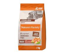 Nature's Variety Healthy Grains Pienso para Gatos Esterilizados con Salmón Noruego - 7kg