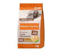 Nature's Variety Healthy Grains – Pienso para perros Medium & Maxi Adultos, Pollo deshuesado 3 kg